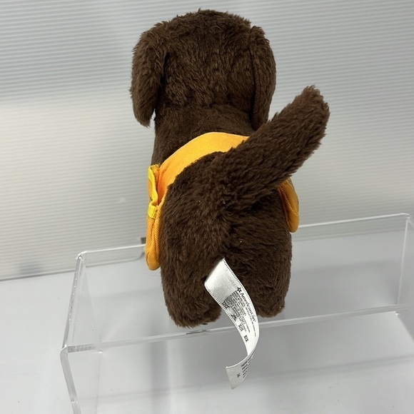American Girl Plush Dog “Chocolate Chip” Brown Labrador Lab Saddle Bag - Picture 4 of 9